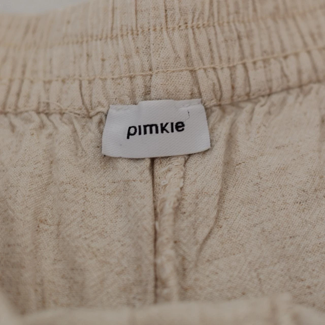 Short de verano ligero en lino y viscosa beige Pimkie – Talla S – photo 10
